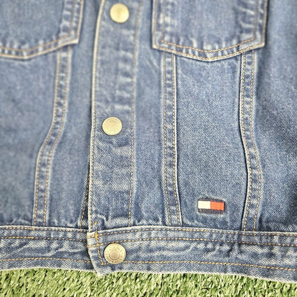 Tommy Hillfiger Jean Jacket 18/24 Months Baby Vintage 90s Y2K Unisex - Picture 5 of 9